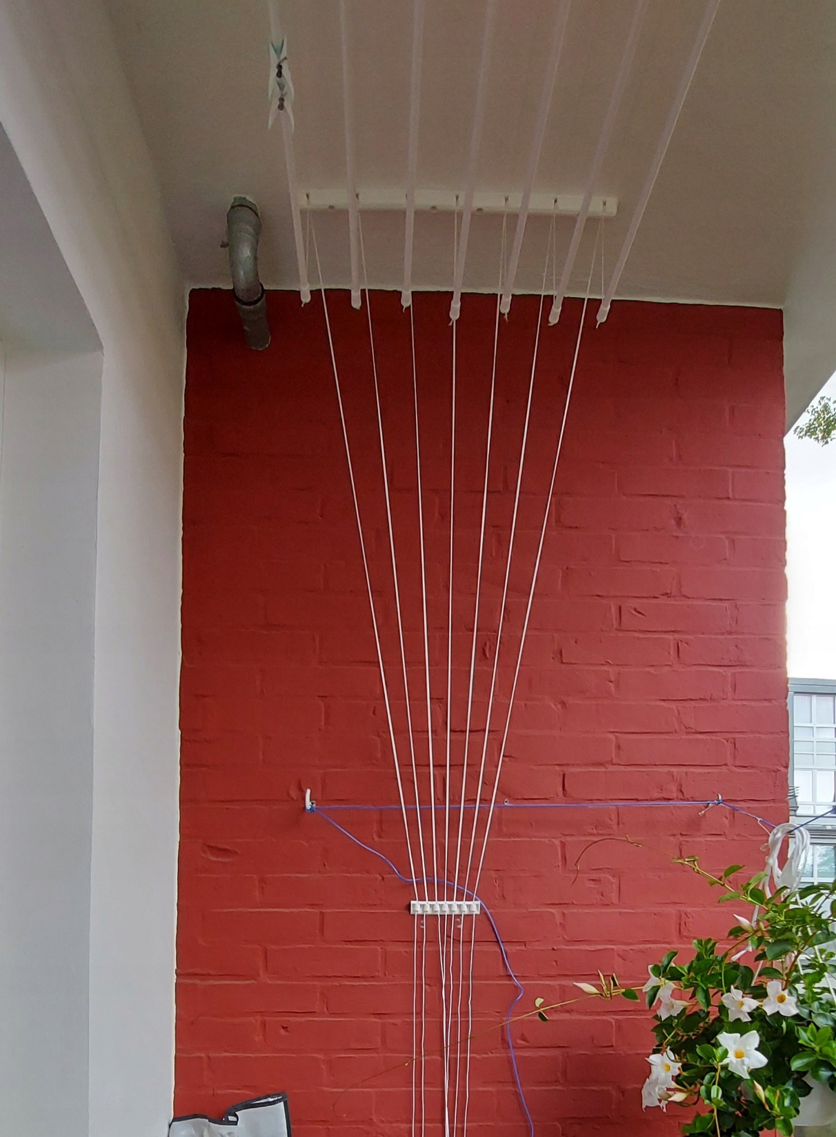 TURPOL - Suszarka sufitowa na pranie - łazienkowa - 7 prętów x 140 cm Stan opakowania oryginalne