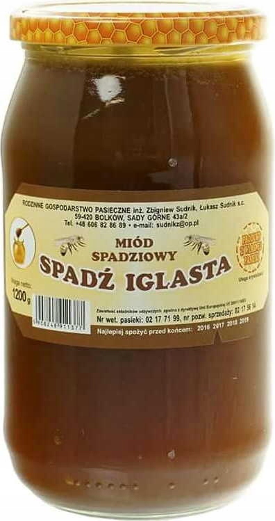 Medovicový med 1200 g Rodinná Pasieka Sudnik