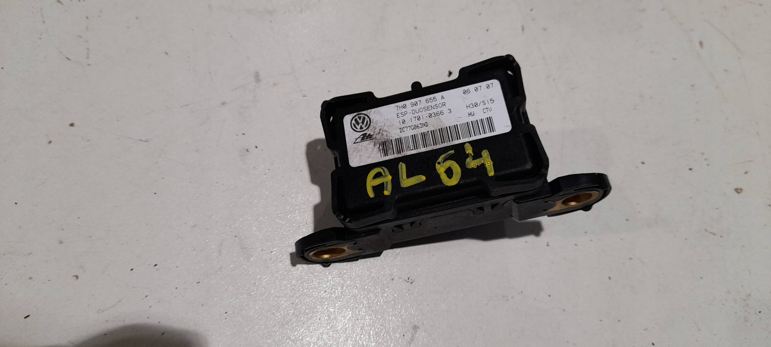 VW CAPTEUR MODULE SHARAN ESP GALAXY 7M0907655A