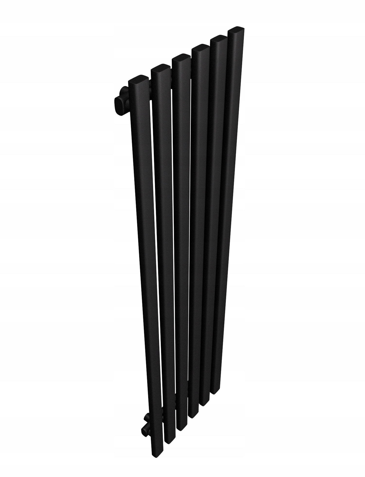 Dekorativní vertikální radiátor 140/45 Černý Struktu