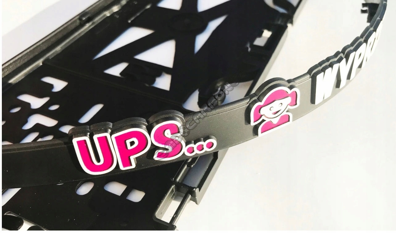 Ramka tablicy rejestracyjnej Albo grubo albo wcale Producent MDC