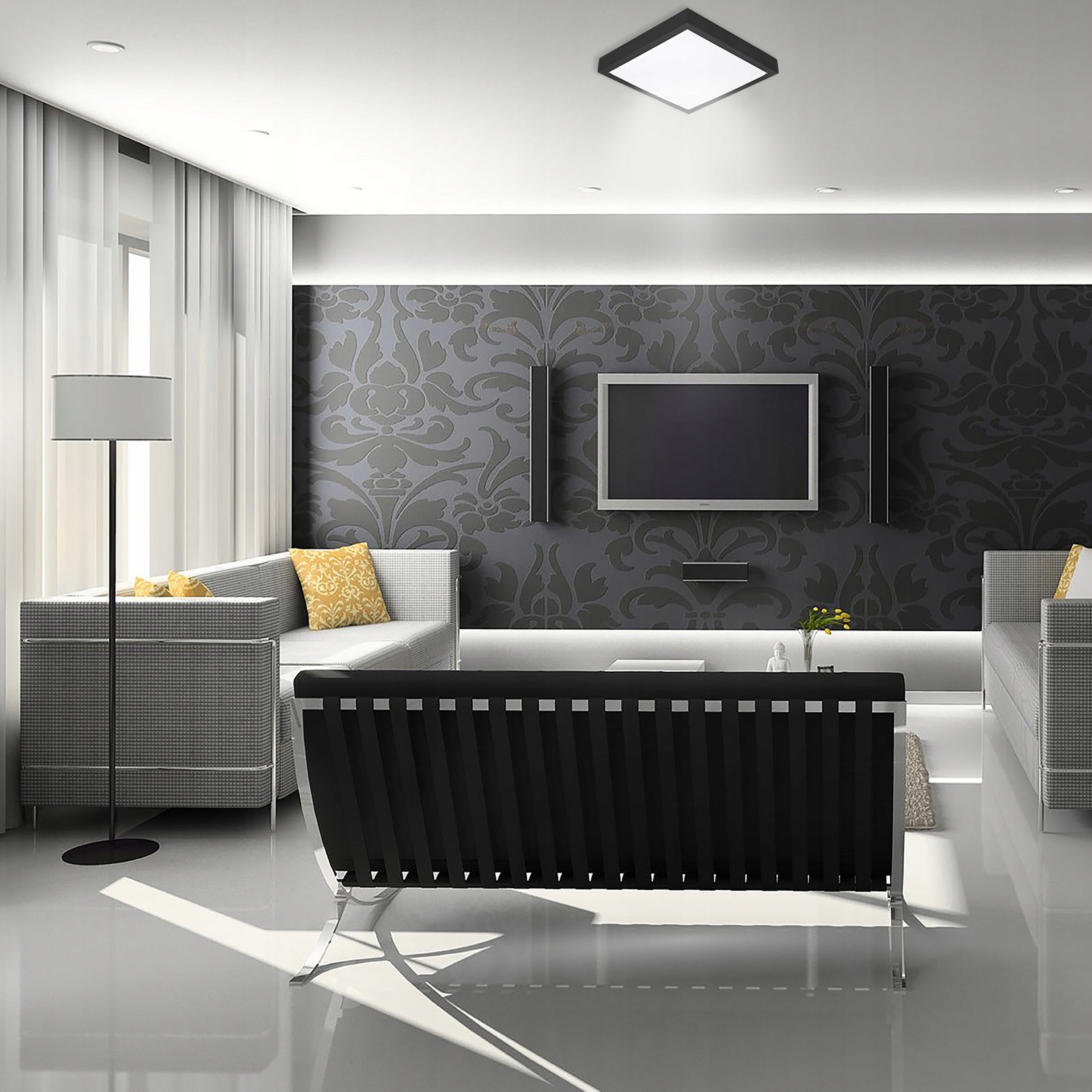 Plafon LED 2x E27 oprawa LAMPA panel CZUJNIK RUCHU MIKROFALOWY Kod producenta 3726