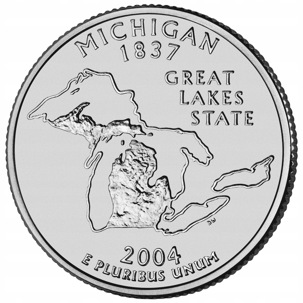 25 c Stany USA Michigan State Quarter 2004 D nr 26