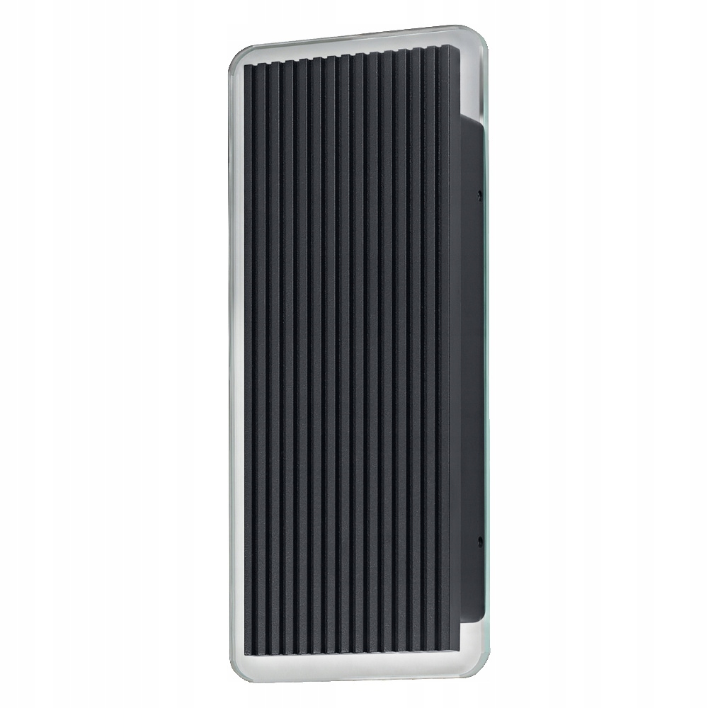 Zahradní nástěnné svítidlo Venkovní Led lampa 6W 480lm 3000K Šedá IP54 Endura