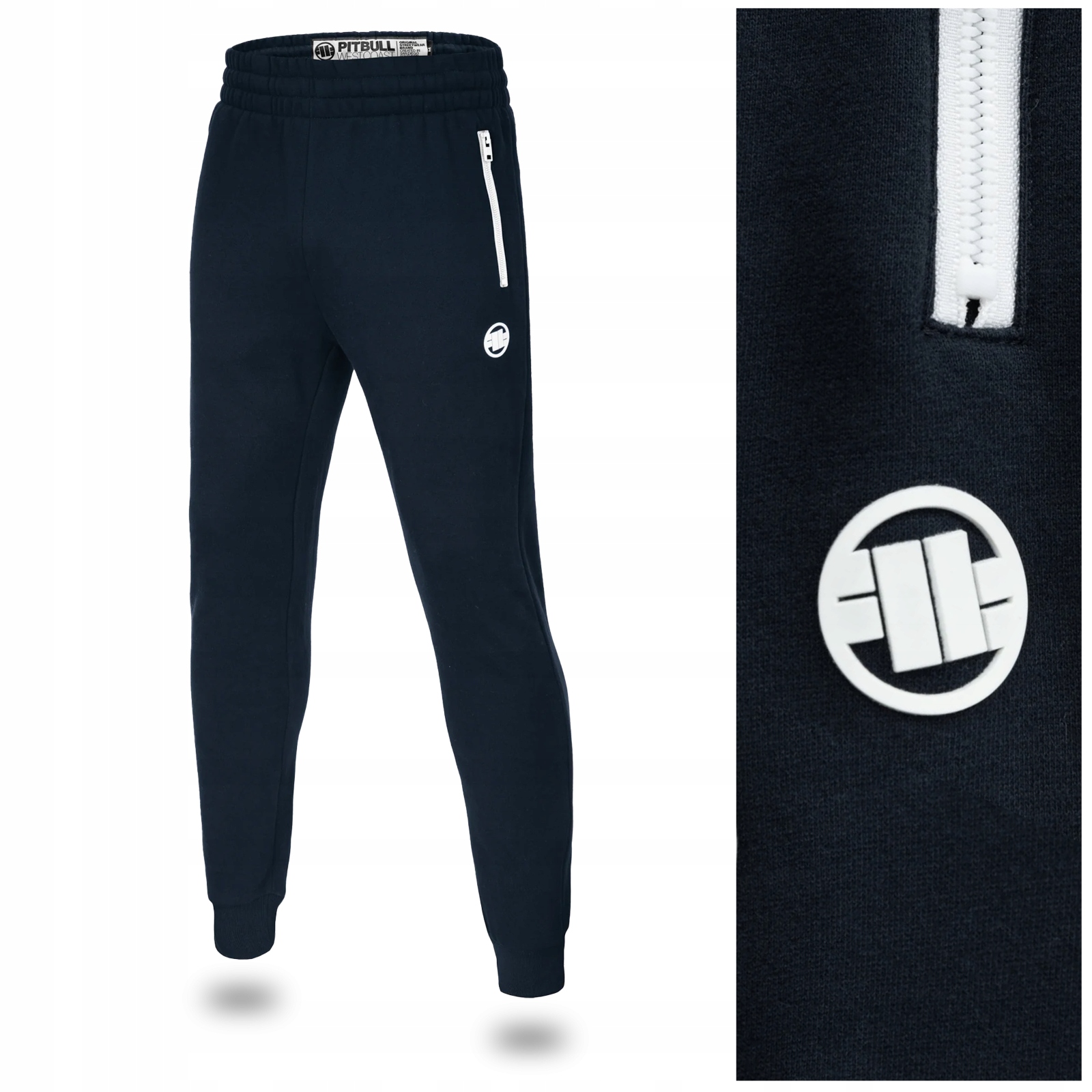 Teplákové kalhoty pánské sportovní kalhoty Pit Bull "Hatton" tmavě modré vel. L