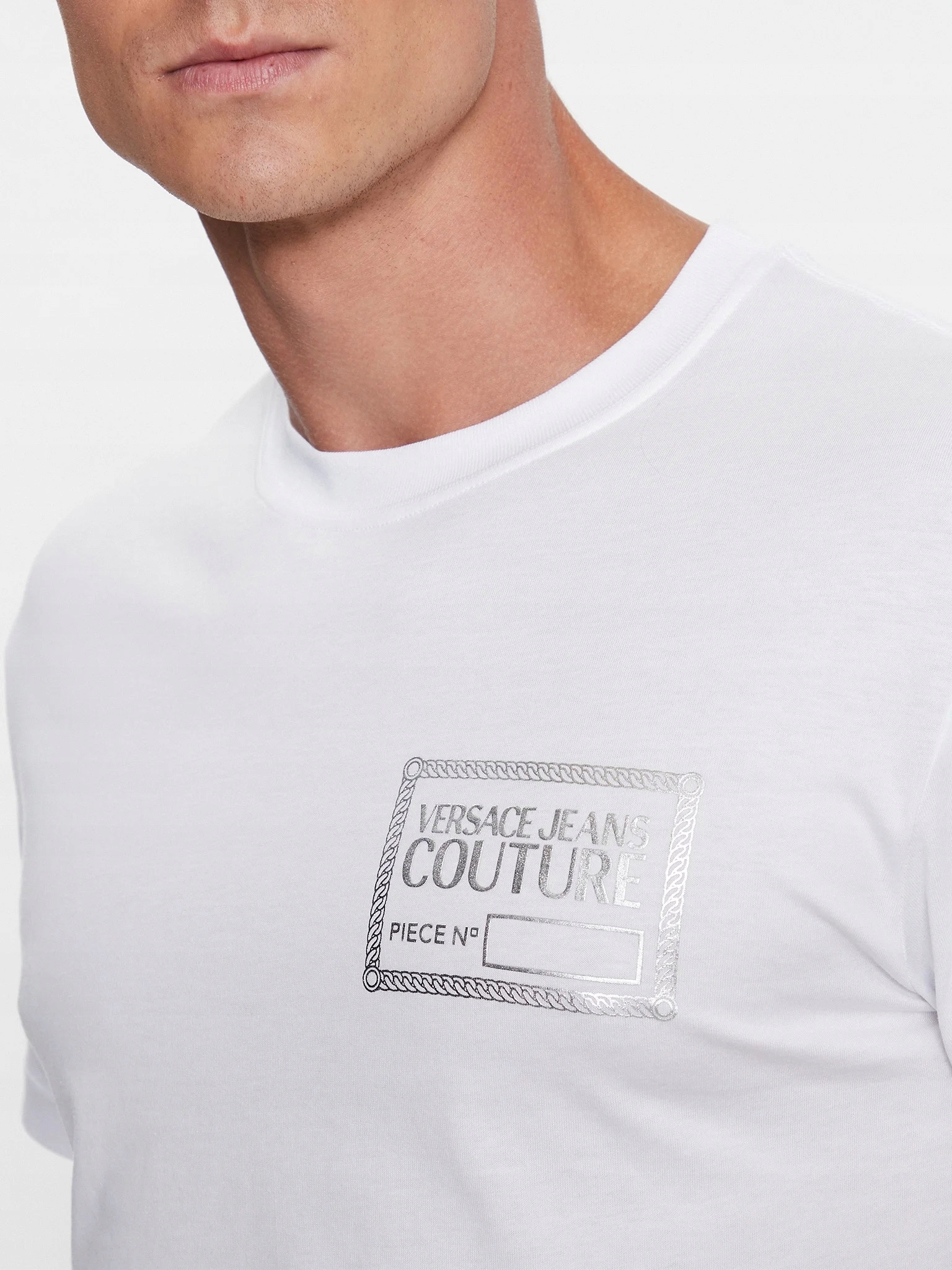 Tričko Tričko Versace Couture Jeans Bílá Vel. XXL Akce Letní Dárek!