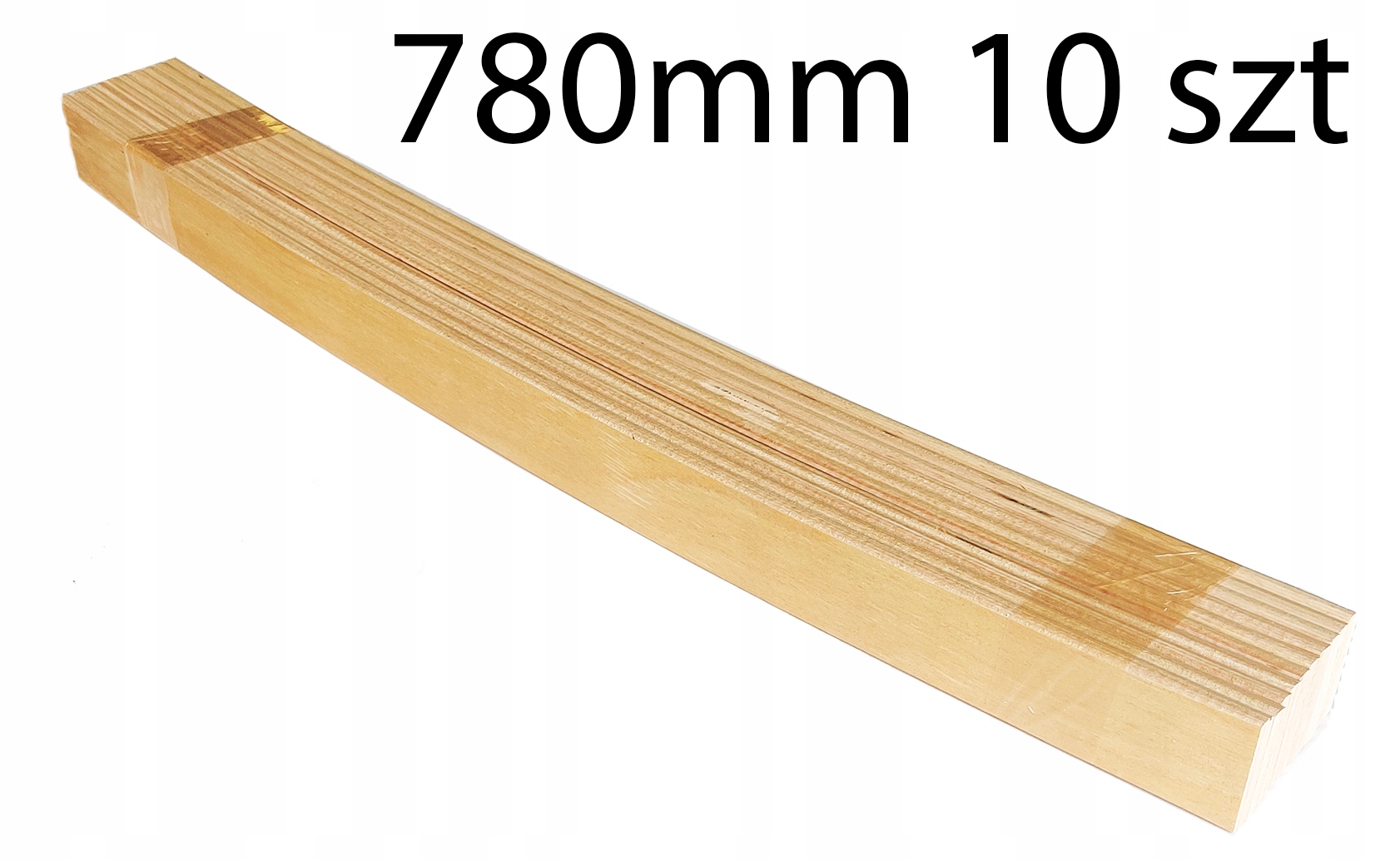 Listwa sprężynująca sprężysta gięta 780mm 10 pak