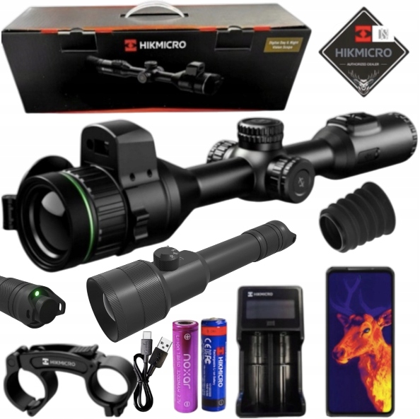 Zaměřovač pro noční vidění Hikmicro Alpex 4K Lrf +noxar Dir Pro V2 850/940 nm 4v1