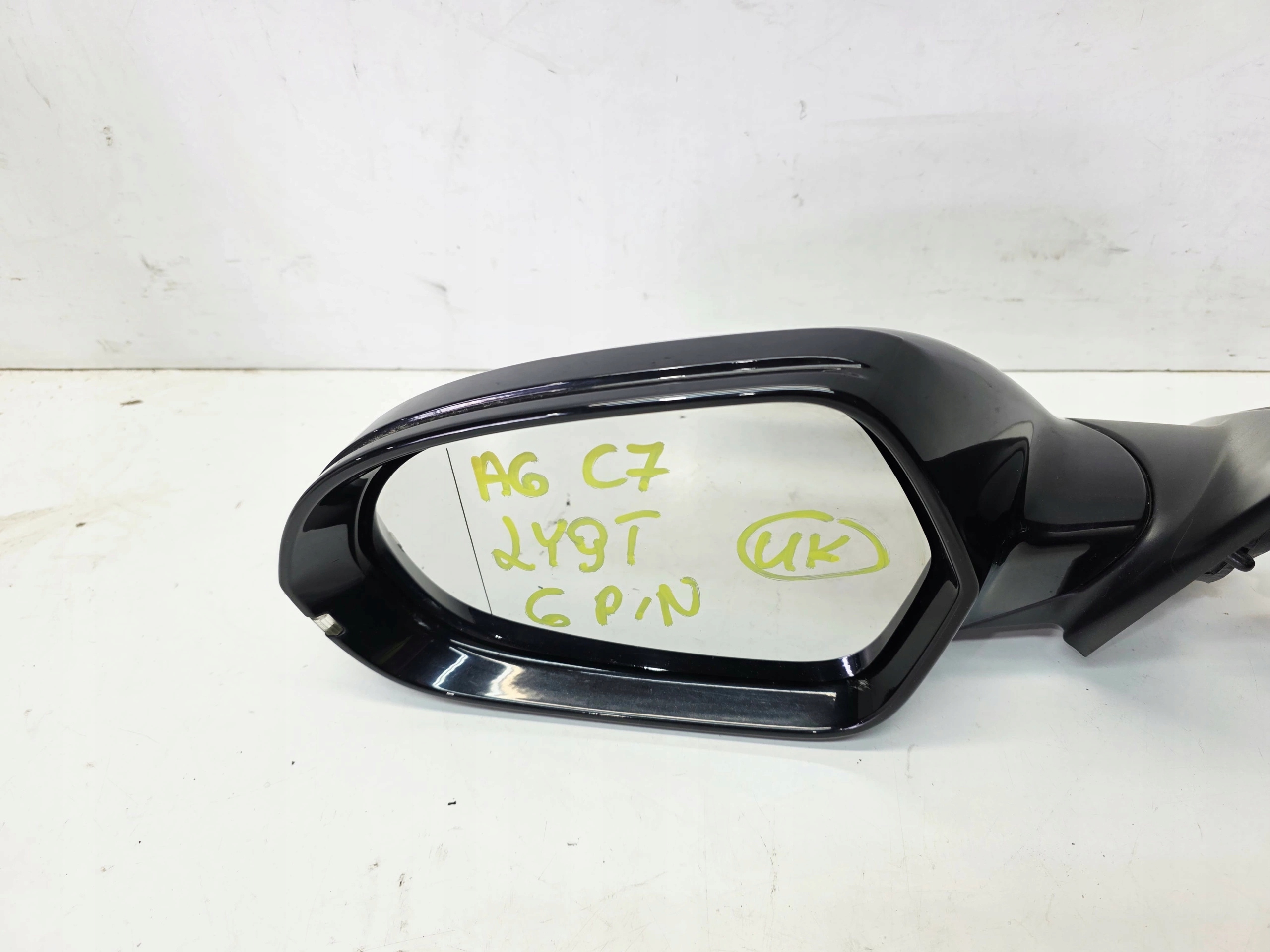 mirror exterior left AUDI A6 C7 LIFT LY9T 6 PIN UK