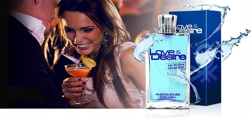 PERFUMY MĘSKIE Z FEROMONAMI LOVE&DESIRE 15ML Stan opakowania oryginalne