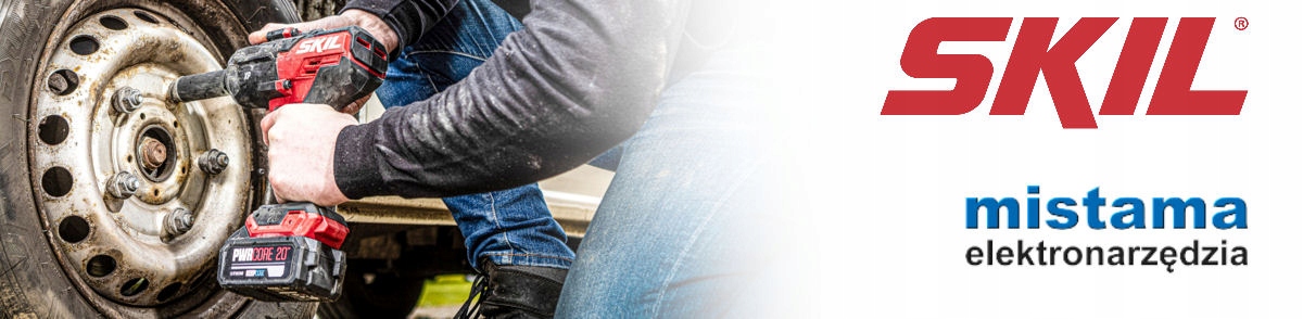 KLUCZ UDAROWY 1/2" 20V 700Nm 3285 SKIL XP 1x4,0Ah + 3 NASADKI + WALIZKA Informacje dodatkowe walizka transportowa w zestawie