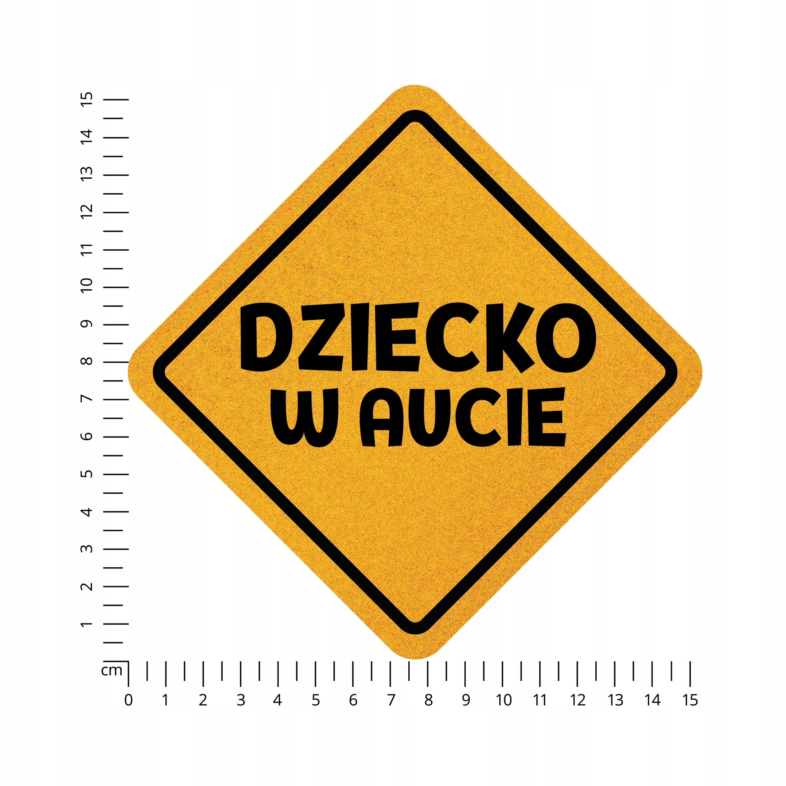 Naklejka ODBLASKOWA Dziecko w Aucie 003 Producent Inny