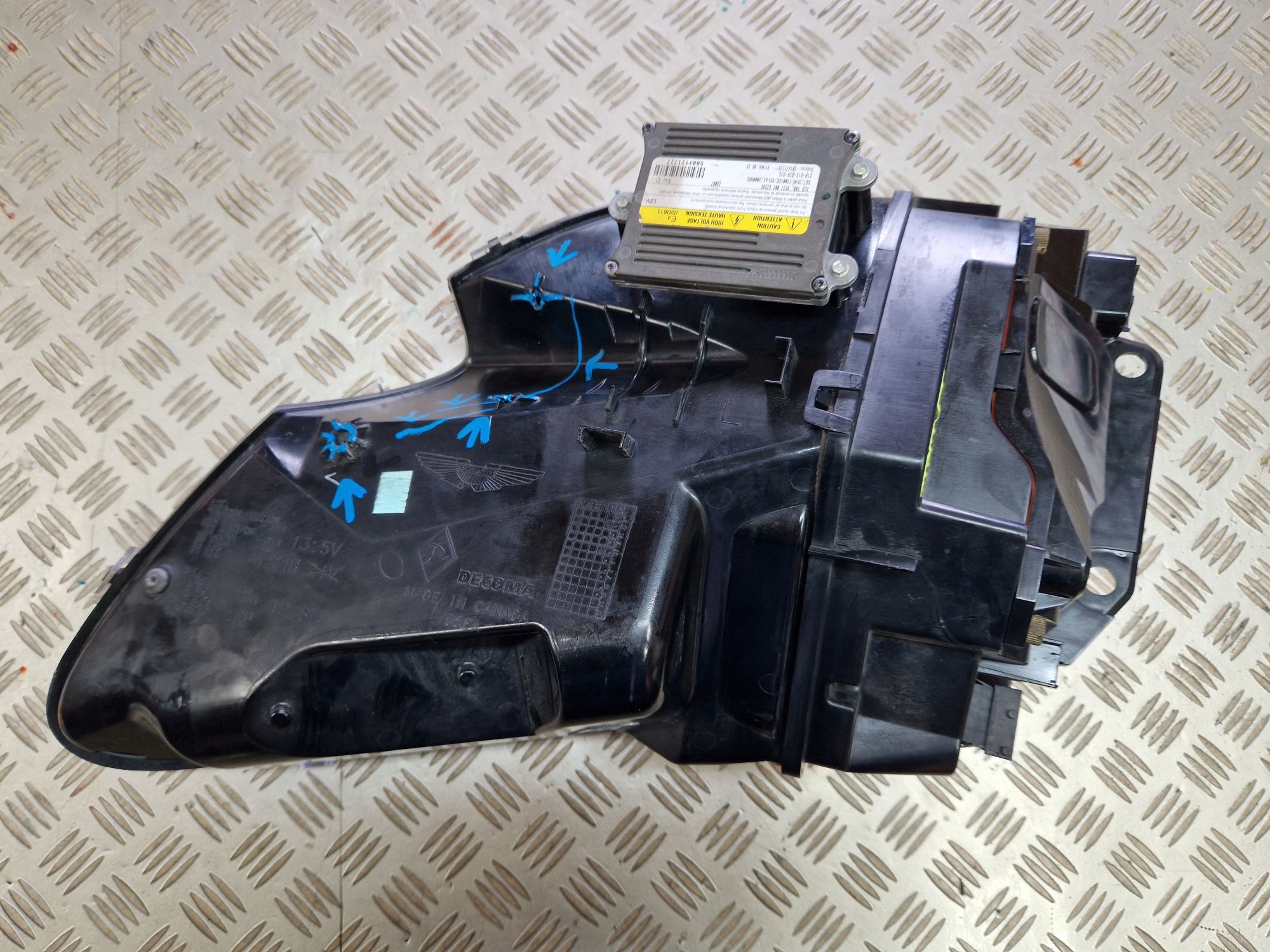light front left XENON Z LED ASTON MARTIN VANTAGE V8 2005R->2011R