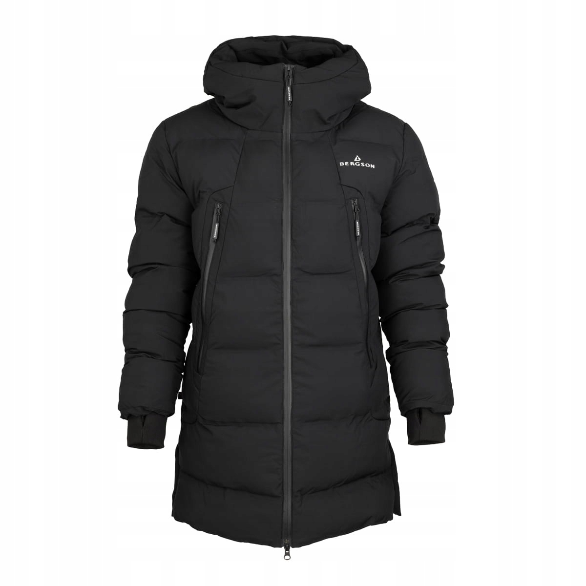 Pánský kabát Bergson Snow Leopard Primaloft Black velikost 3XL