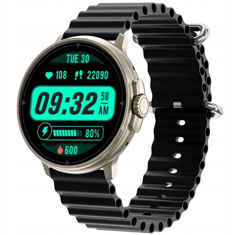 Chytré Hodinky Unisex Rubicon RNCF15 Bluetooth Call, Bezdrátové Nabíjení