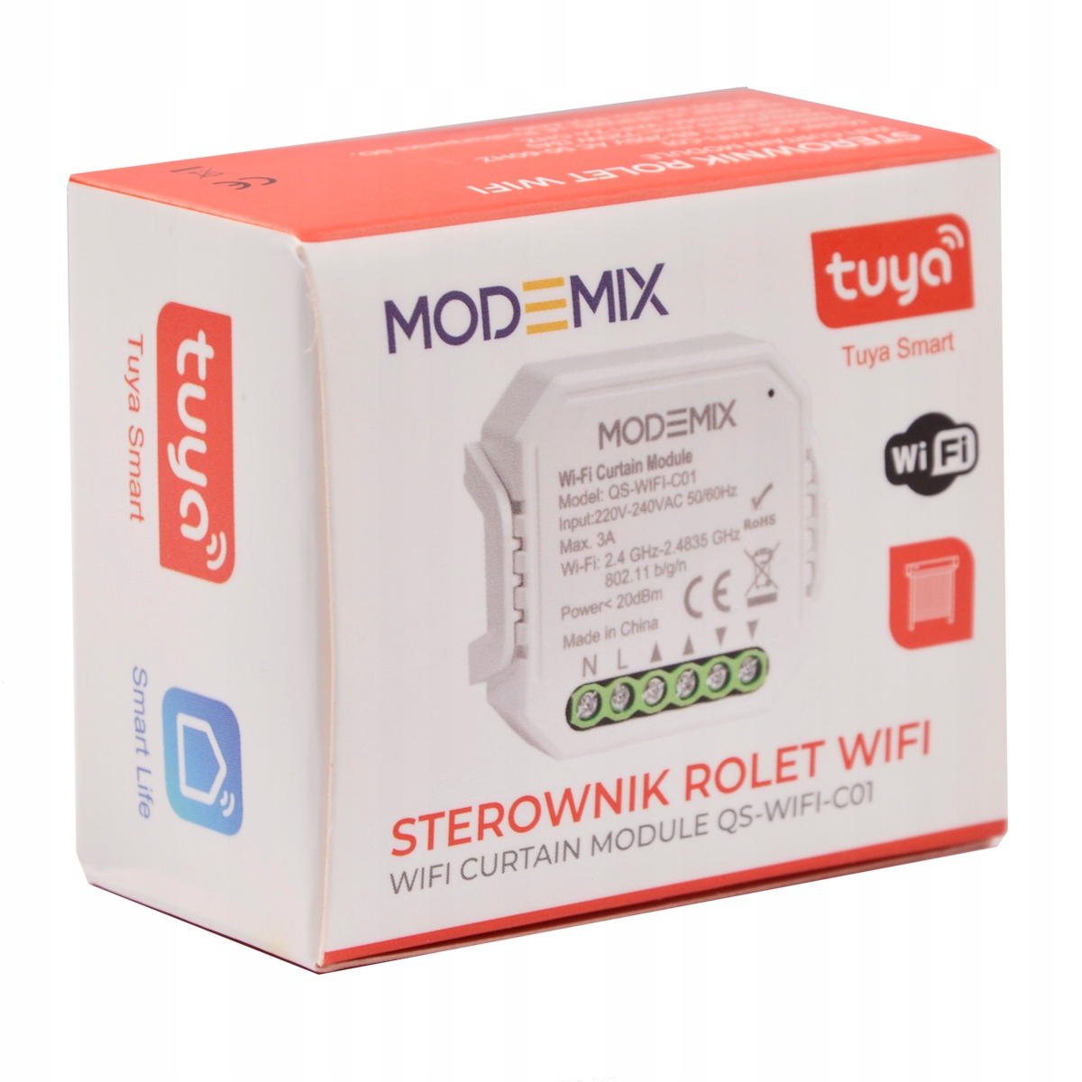 STEROWNIK ROLET WIFI TUYA SMART HOME DOPUSZKOWY J.POLSKI Kod producenta MOD001