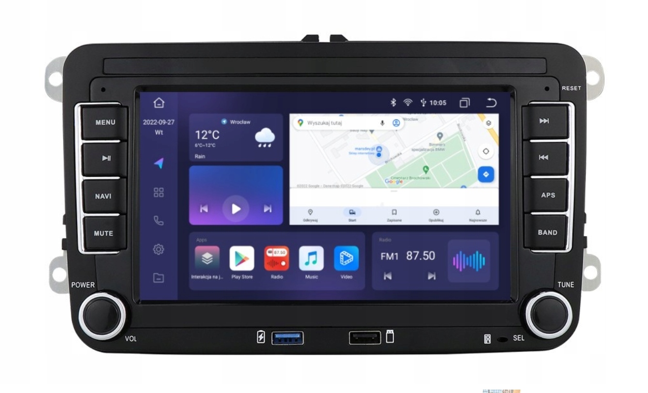 RADIO NAWIGACJA VW GOLF PASSAT B6 B7 GOLF ANDROID DSP