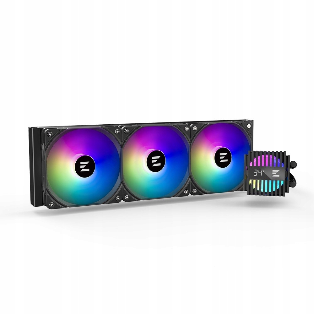 Zalman vodní chladič ALPHA2 A36 Black 3 x 120 mm Pwm Argb černý