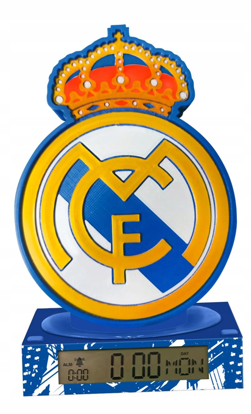 Lampka 3D Z Budzikiem Z Hymnem Hala Madrid Real Madrid RM00003
