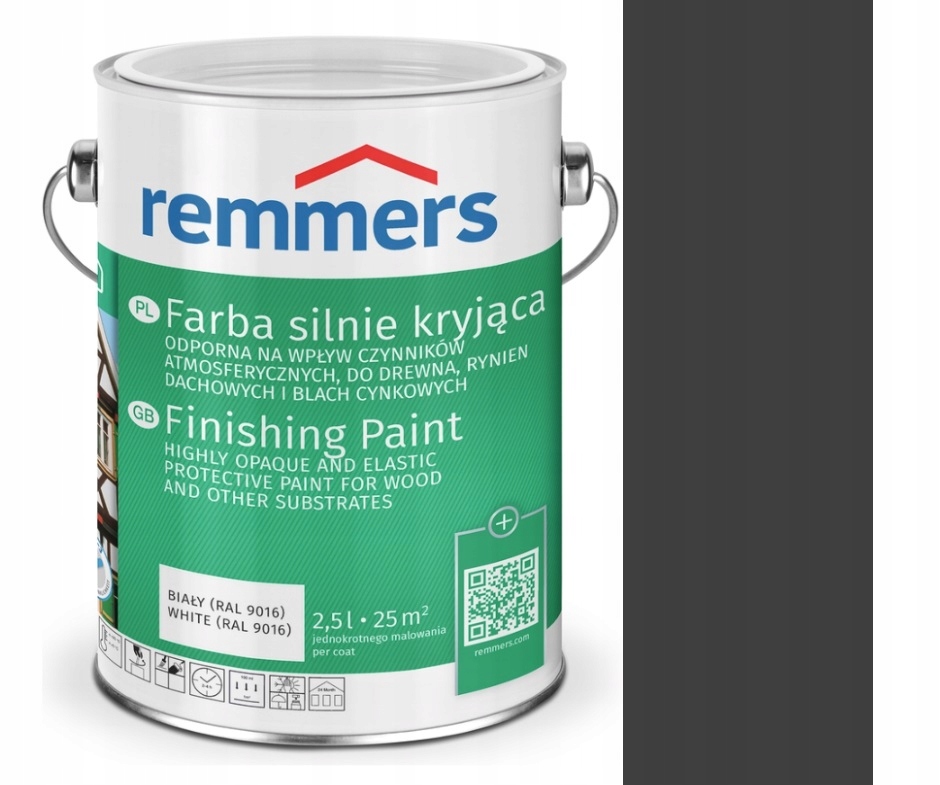 Remmers Barva Deckfarbe 0,75 L Barva Černá 3615