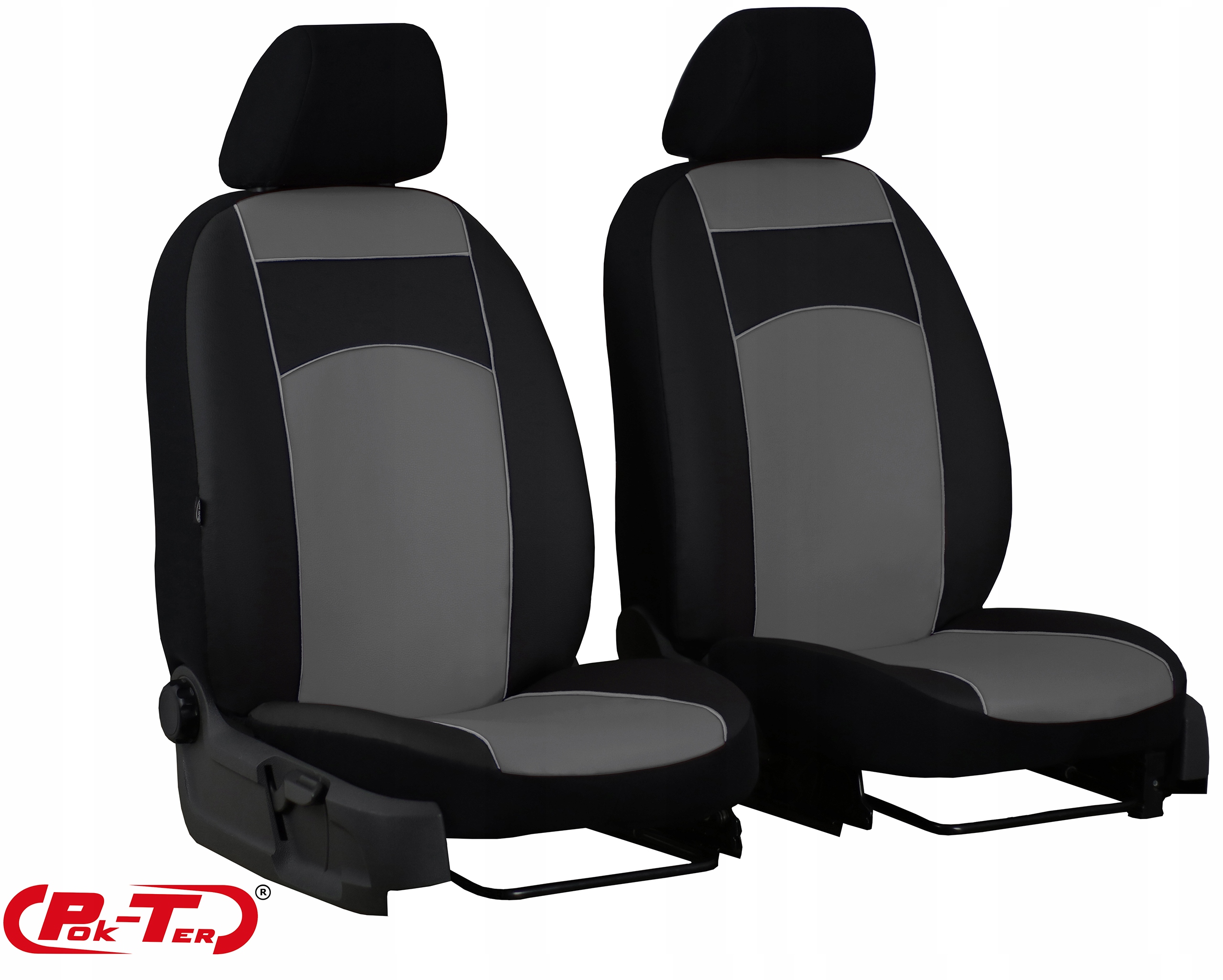 SKÓRA POKROWCE MIAROWE SAMOCHODOWE NA FOTELE PRZEDNIE do DACIA DUSTER 3 Model Skóra Standard