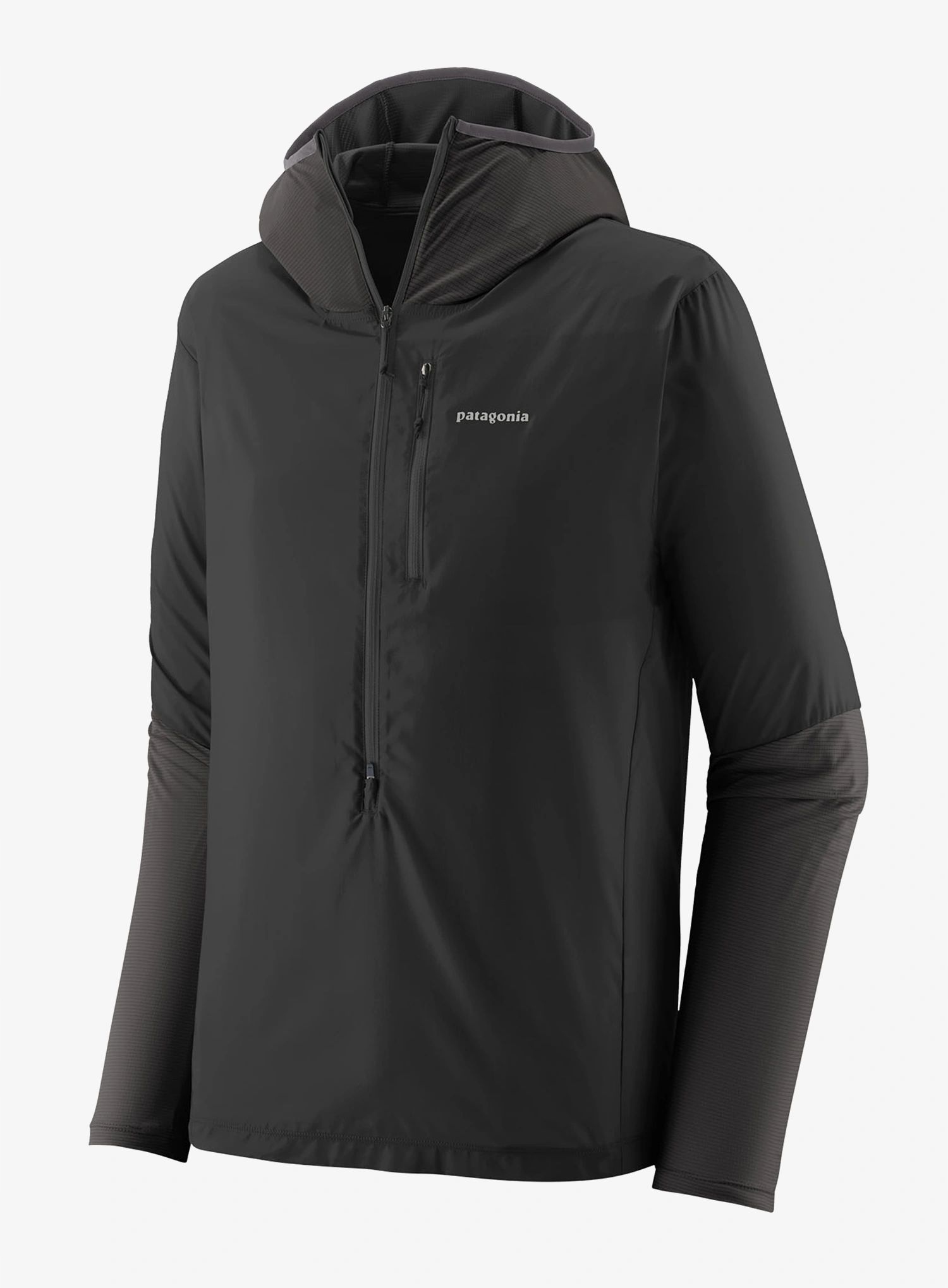 Běžecká bunda Patagonia Airshed Pro Pullover černá S