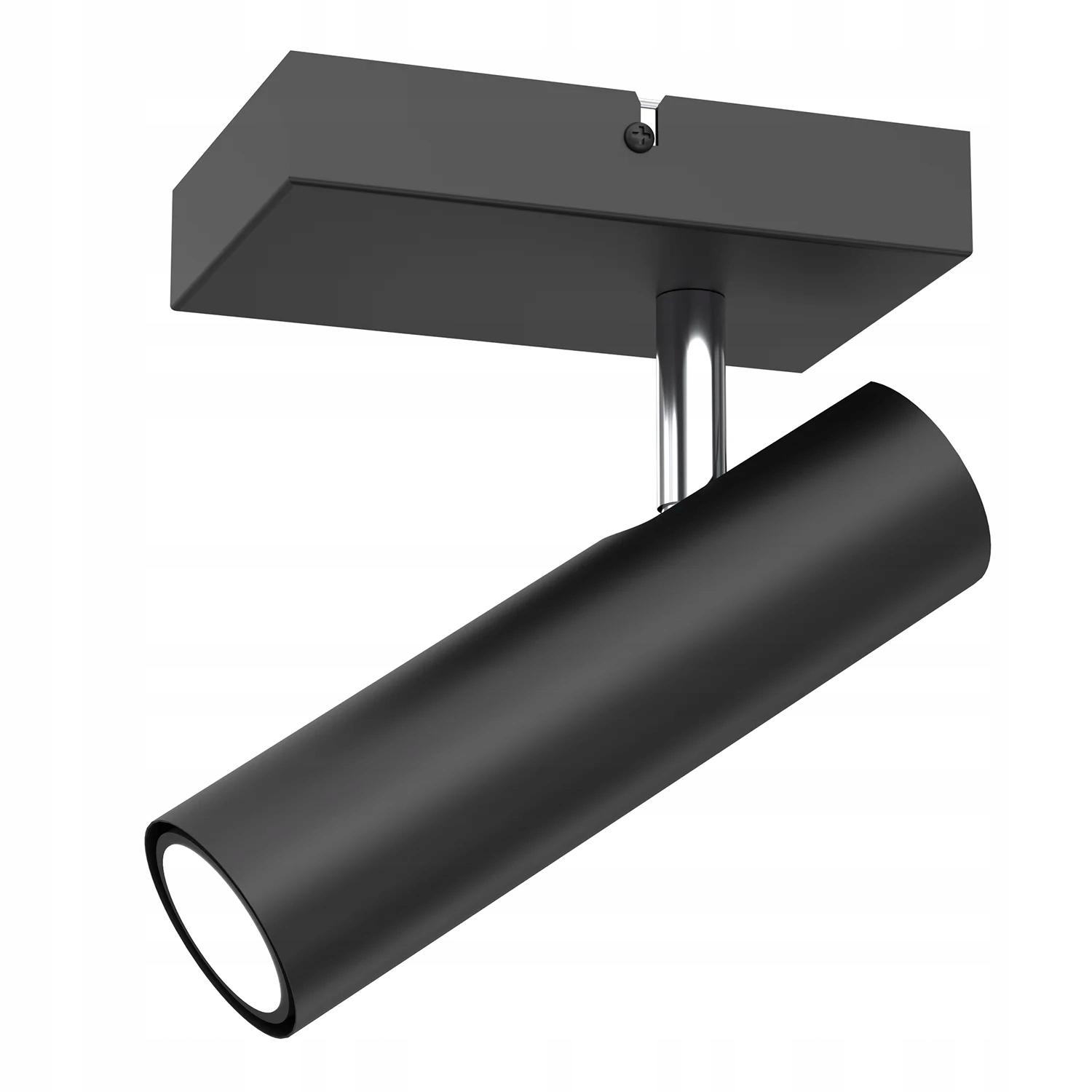 Stropní bodová lampa reflektorová černá chromová pohyblivá Luminex