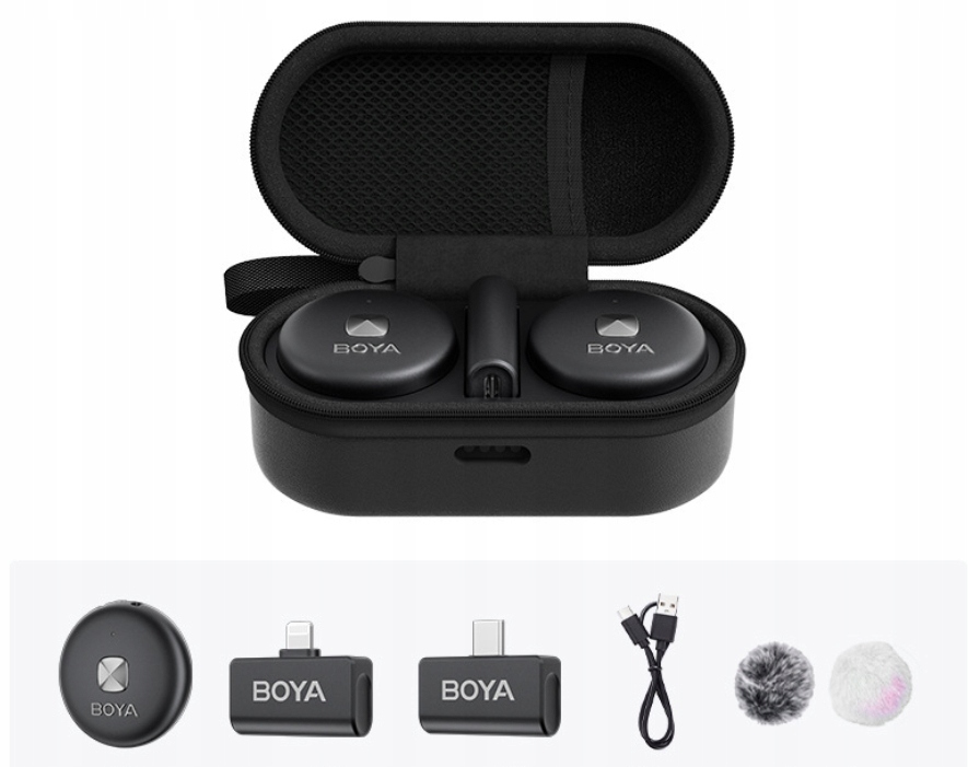 BOYA OMIC Bezprzewodowy mikrofon krawatowy, 2 w 1 dla iOS/Android EAN (GTIN) 755086216264