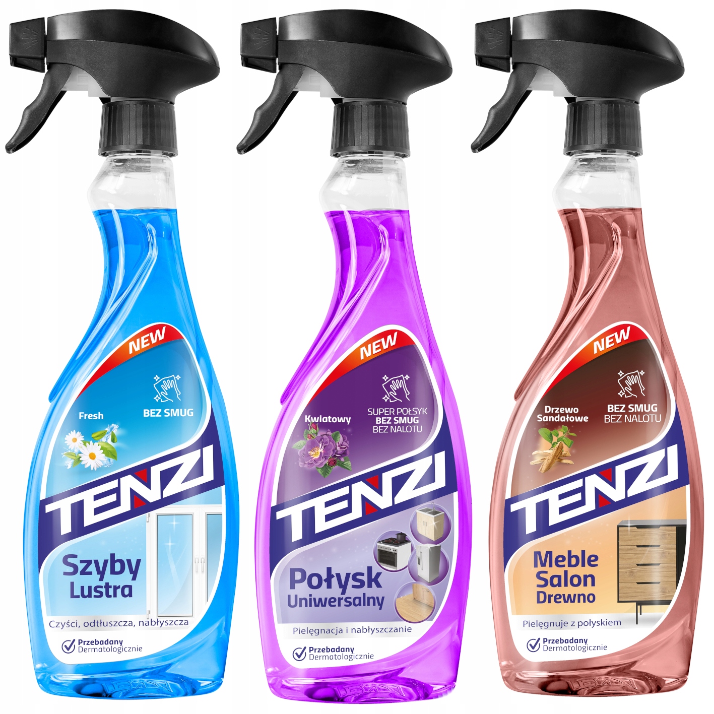 

Tenzi Home Pro Zestaw do sprzątania domu 3x0,5l