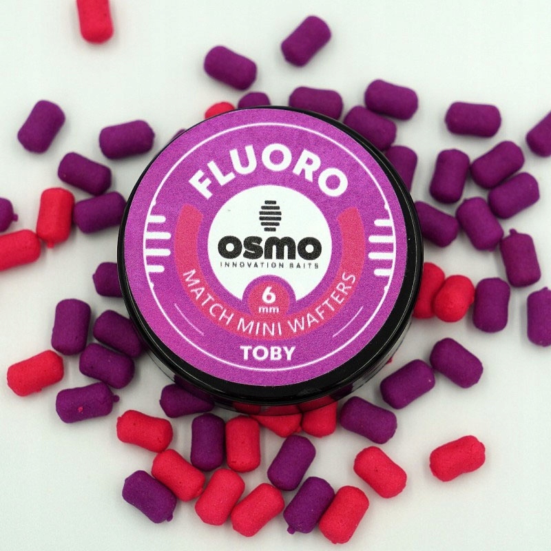 OSMO Match Mini Wafters Fluoro Toby 8 x 6mm 50g WrocłaW Model Fluoro Toby