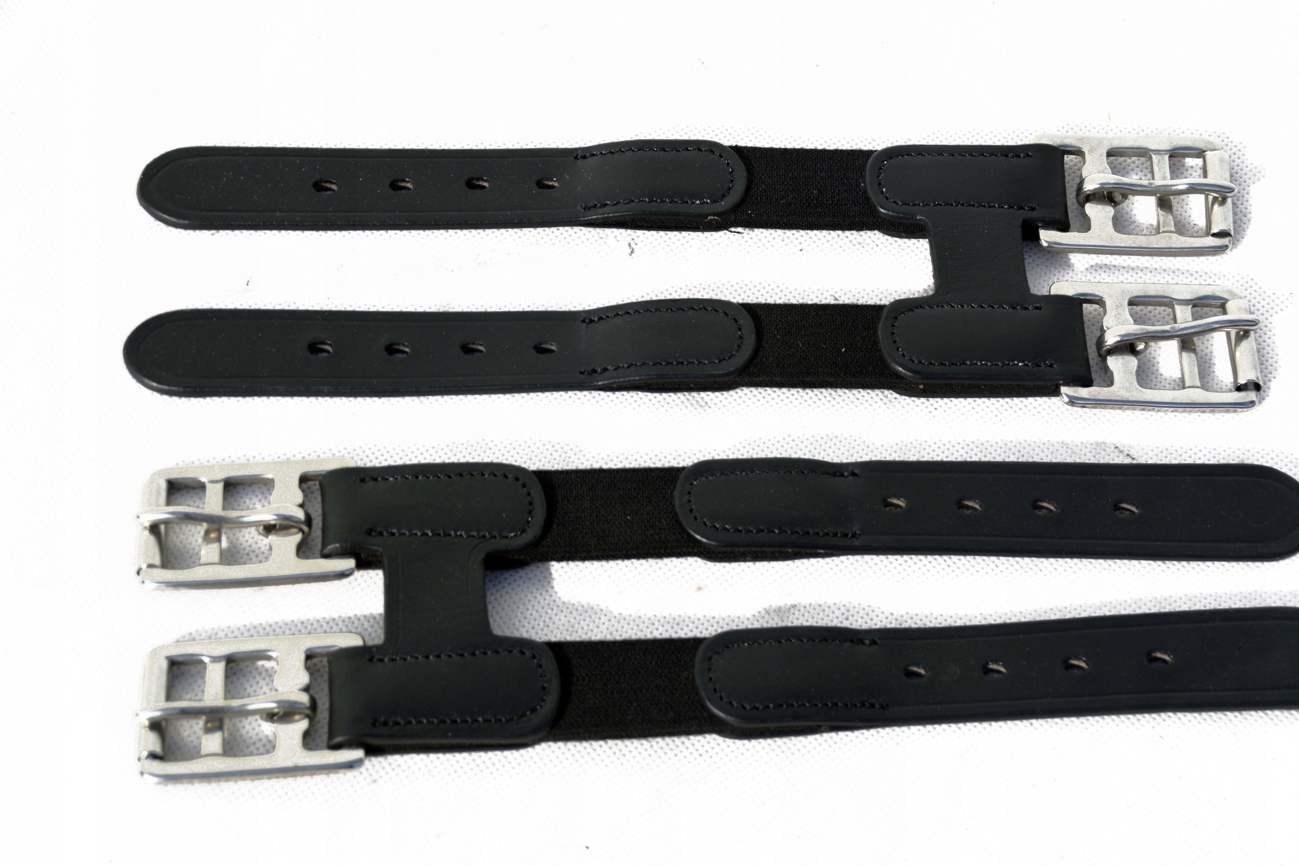 PRZEDŁUŻKA DO POPRĘGU SKÓRZANA CZARNA Kolor dominujący czarny