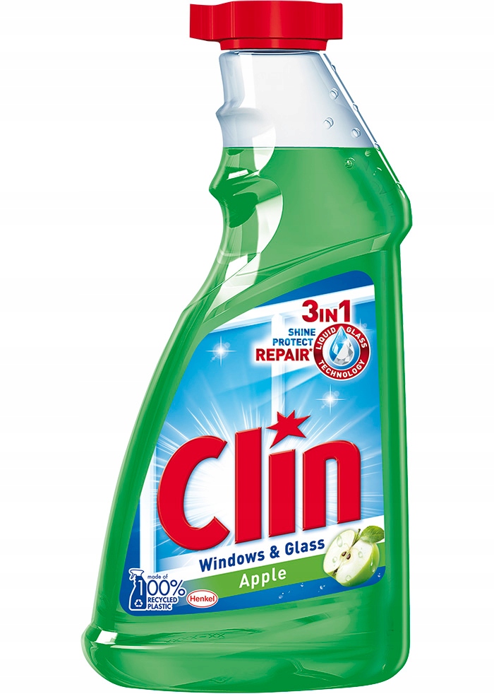 

Płyn do mycia szyb okien Clin Apple zapas 500ml