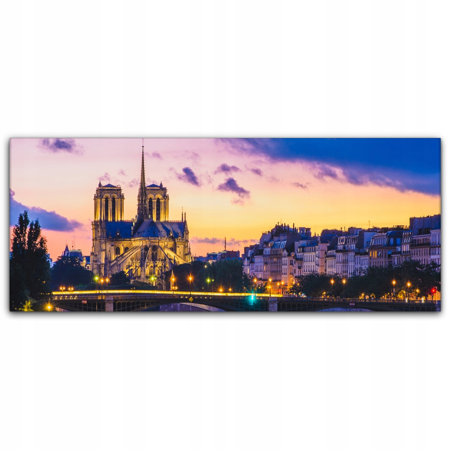 

Obraz Canvas dekoracja 125x50 Notre Dame Katedra
