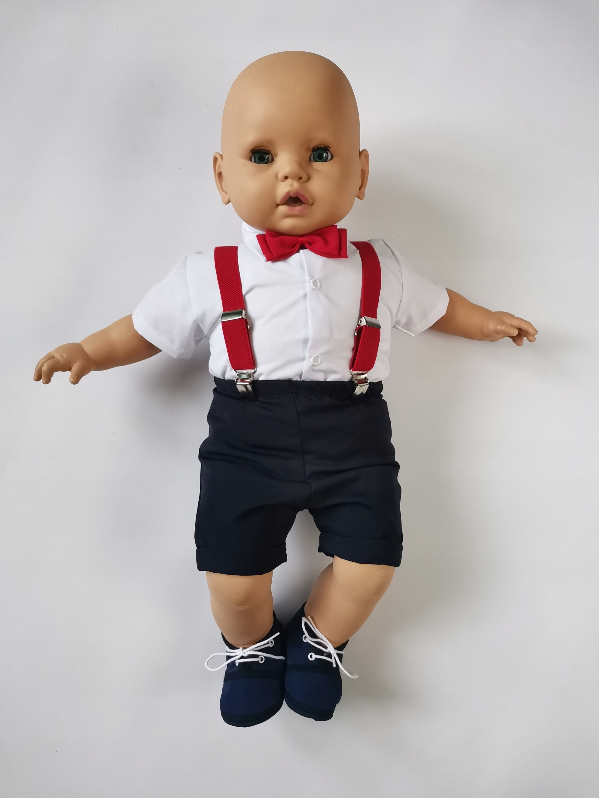 Ubranko na chrzest komplet LATO SPODENKI SZELKI 62 Rozmiar 62