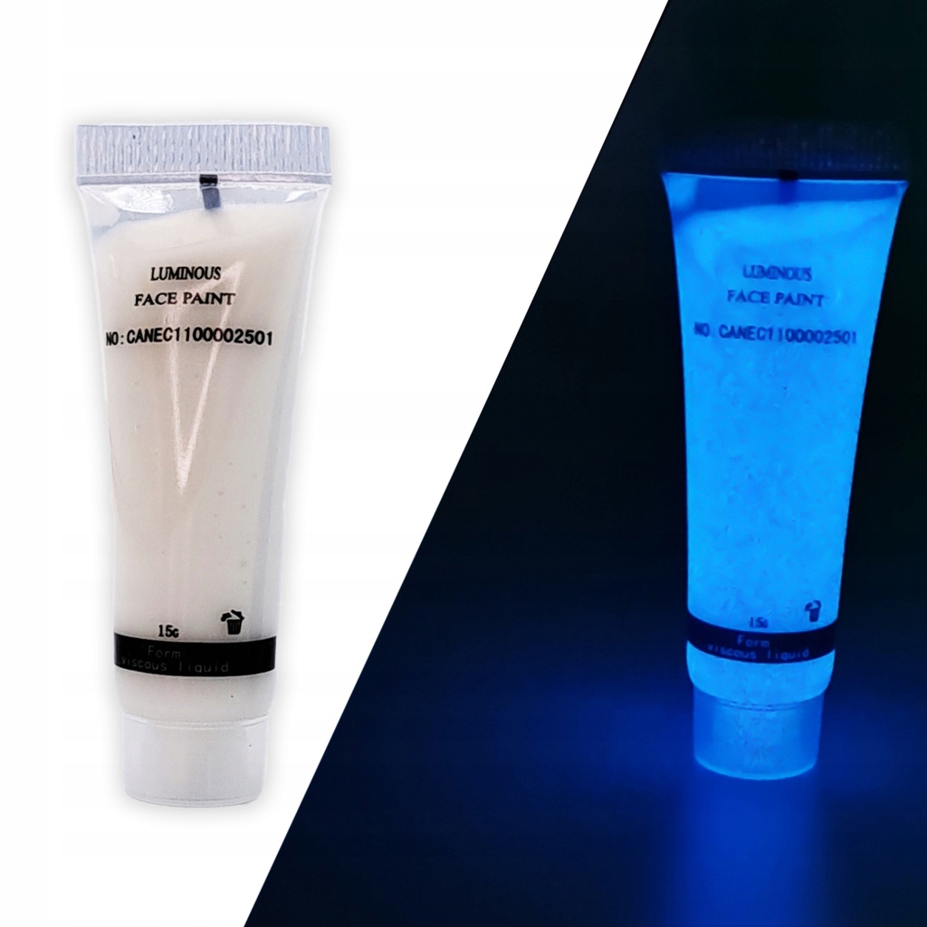 

świecąca farba fluorescencyjna niebieskie niebo
