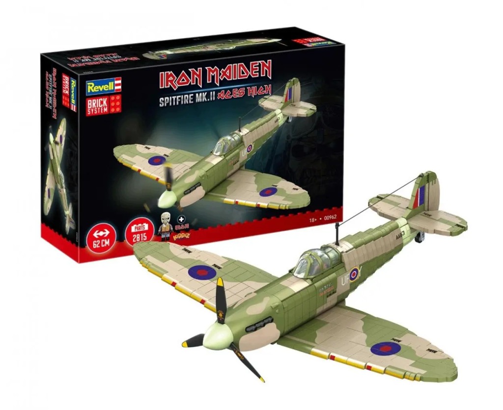 Revell 00962 Klocki Iron Maiden Spitfire Mk.II Aces High Brick System 1/18