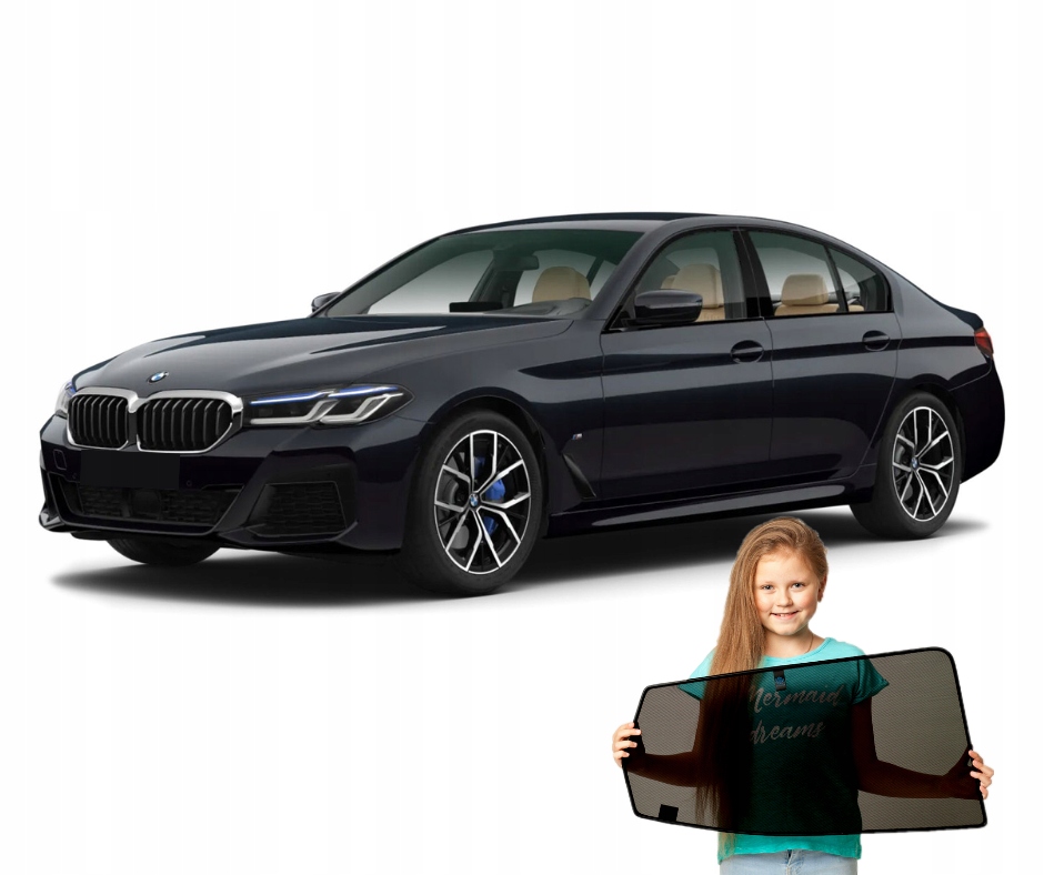 Záclony Rolety Kryty Dedikované na magnety pro Bmw 5 G30 Sedan od roku 2017