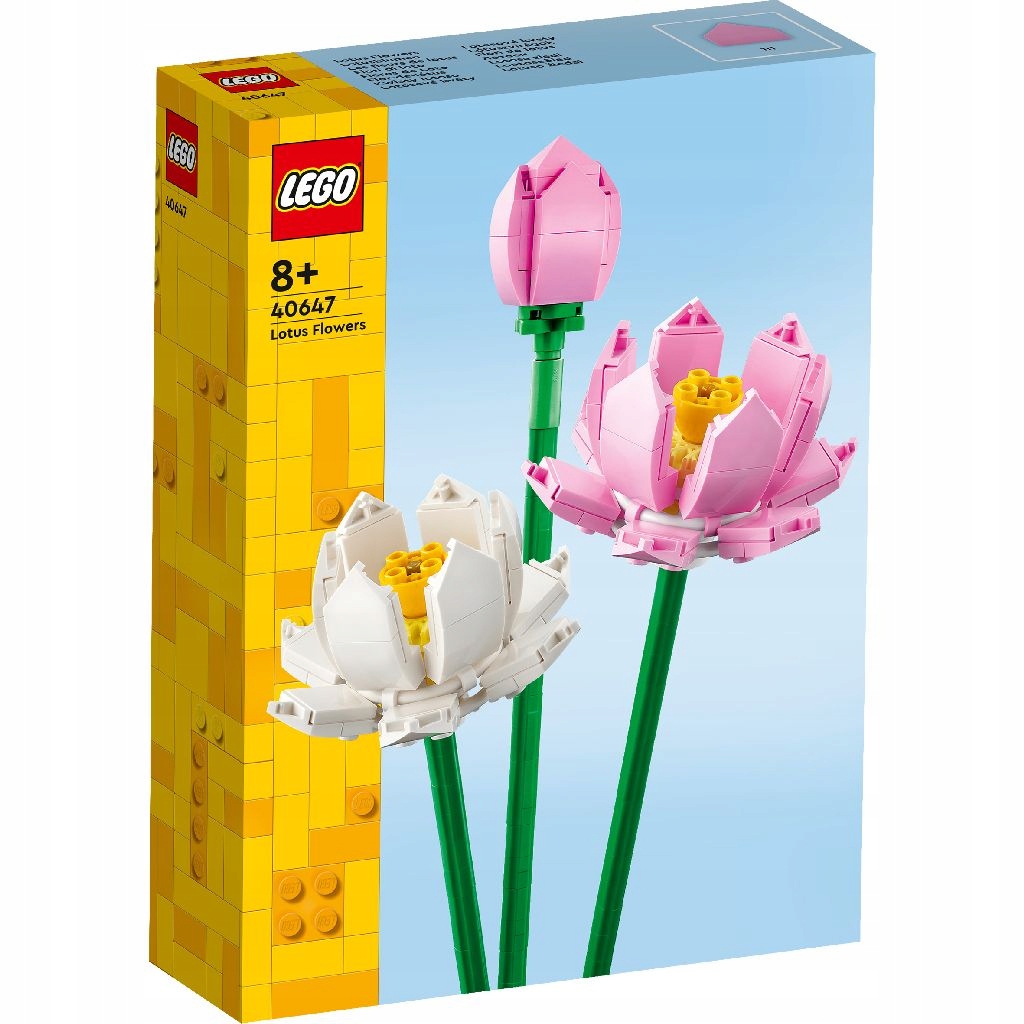 stavebnice Lego Lotosové Květiny Botanické Rostliny Dekorace Kytice Dárek
