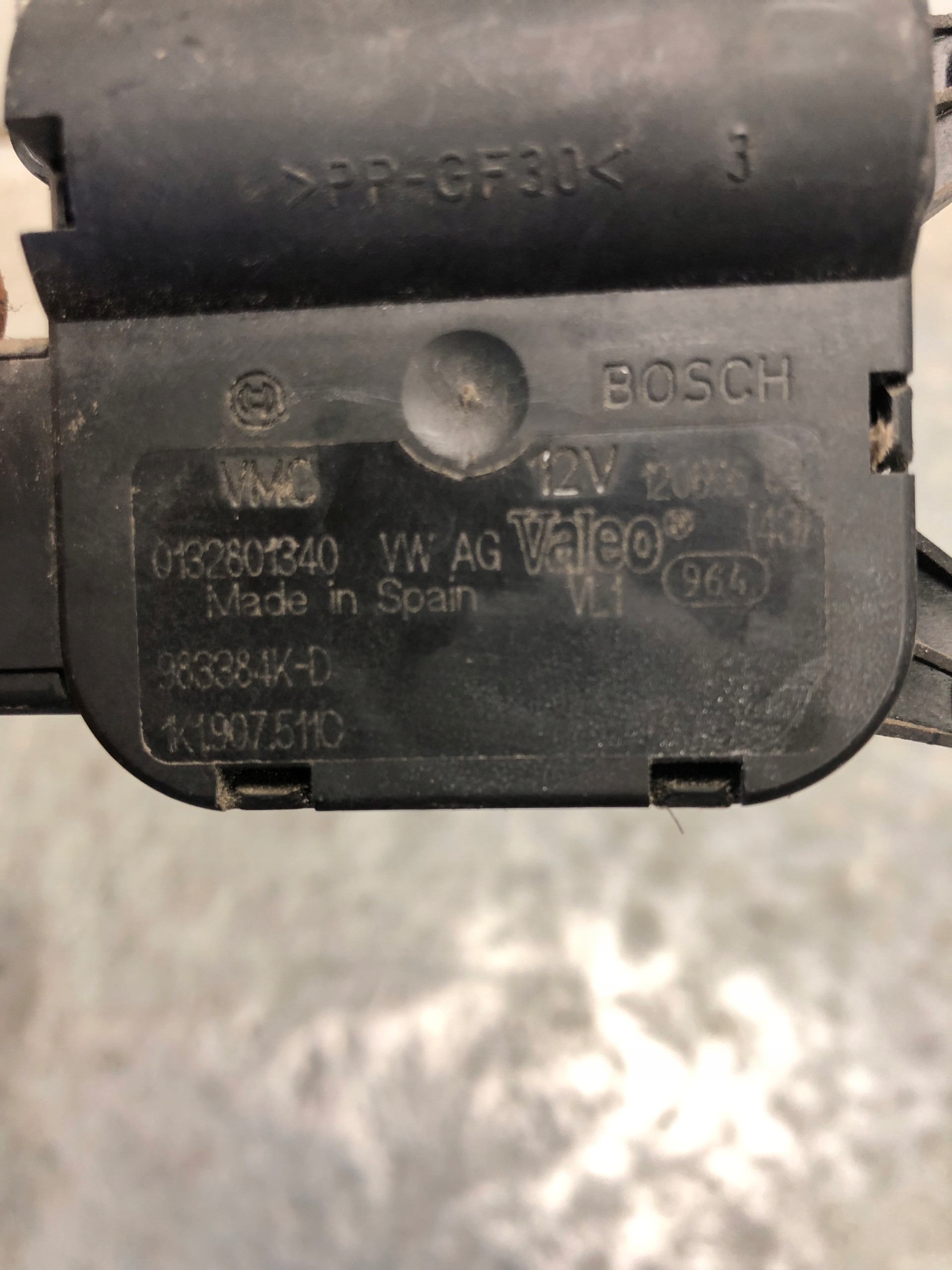 Micro moteur Bloc de chauffage complet VW 1K1907511C