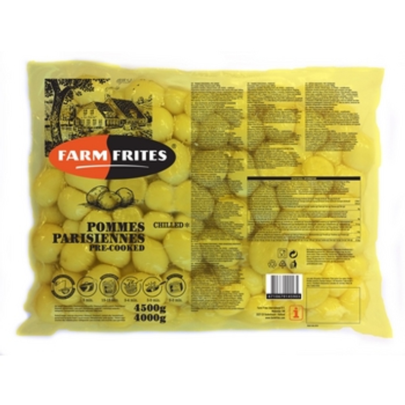 Levně Farm Frites Pommes Parisiennes Malé Brambory Vařené 4 Kg