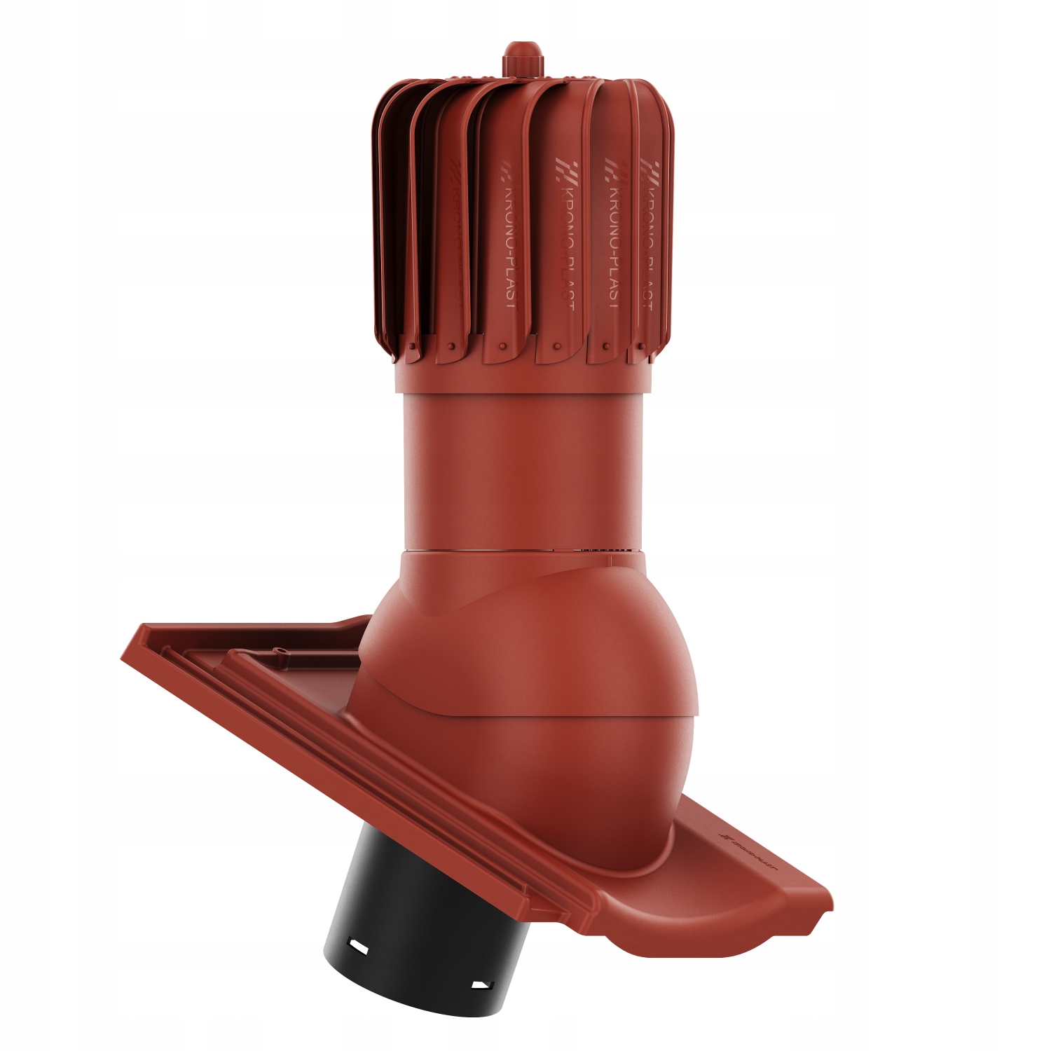 Větrací komín Otočný podlouhlý 150 Creaton Cantus Červený Vínový