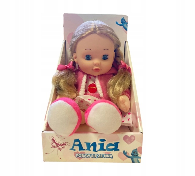 

Lalka Ania Blond 31CM Śpiewająca Po Polsku