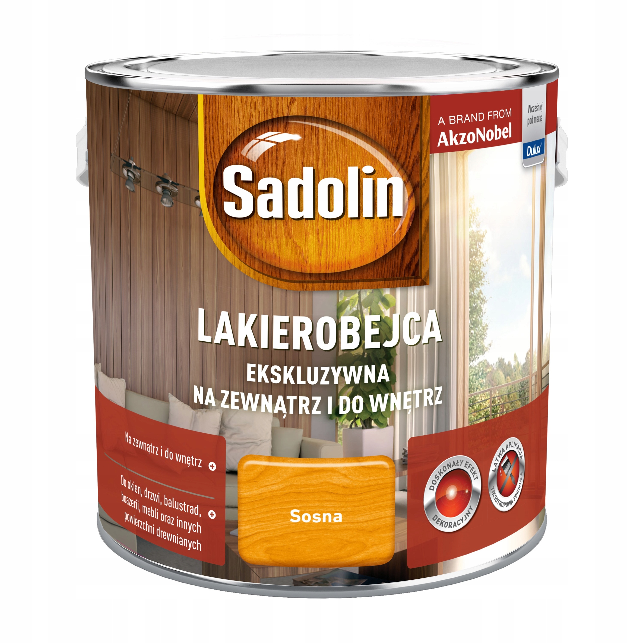 Sadolin Ekskluzywna Lakierobejca Sosna 2.5L