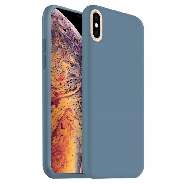 

Etui Do Iphone Xs Max Pokrowiec Tył Obudowa Velvet