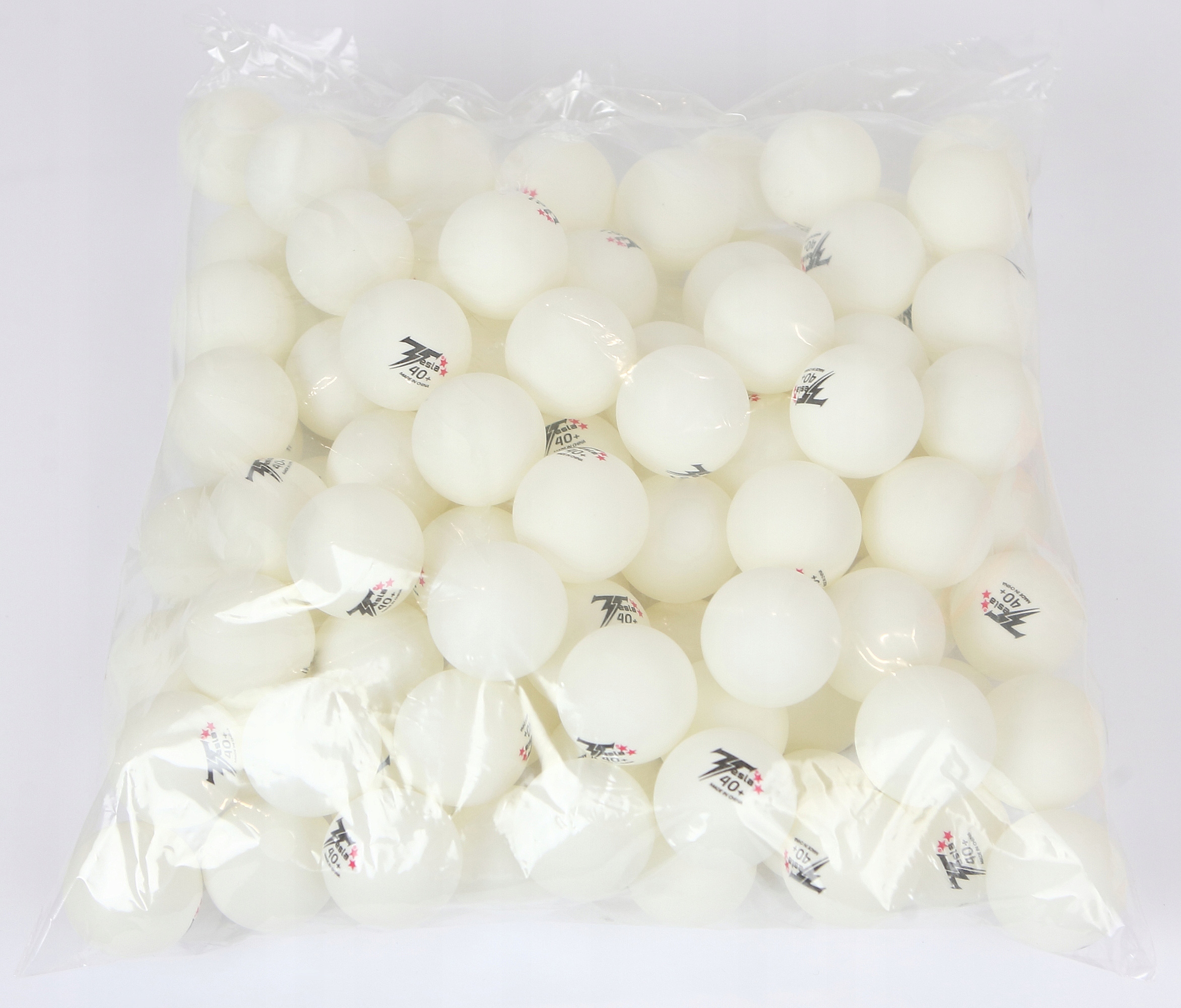 Piłeczki do tenisa stołowego Tesla RED 100 białe