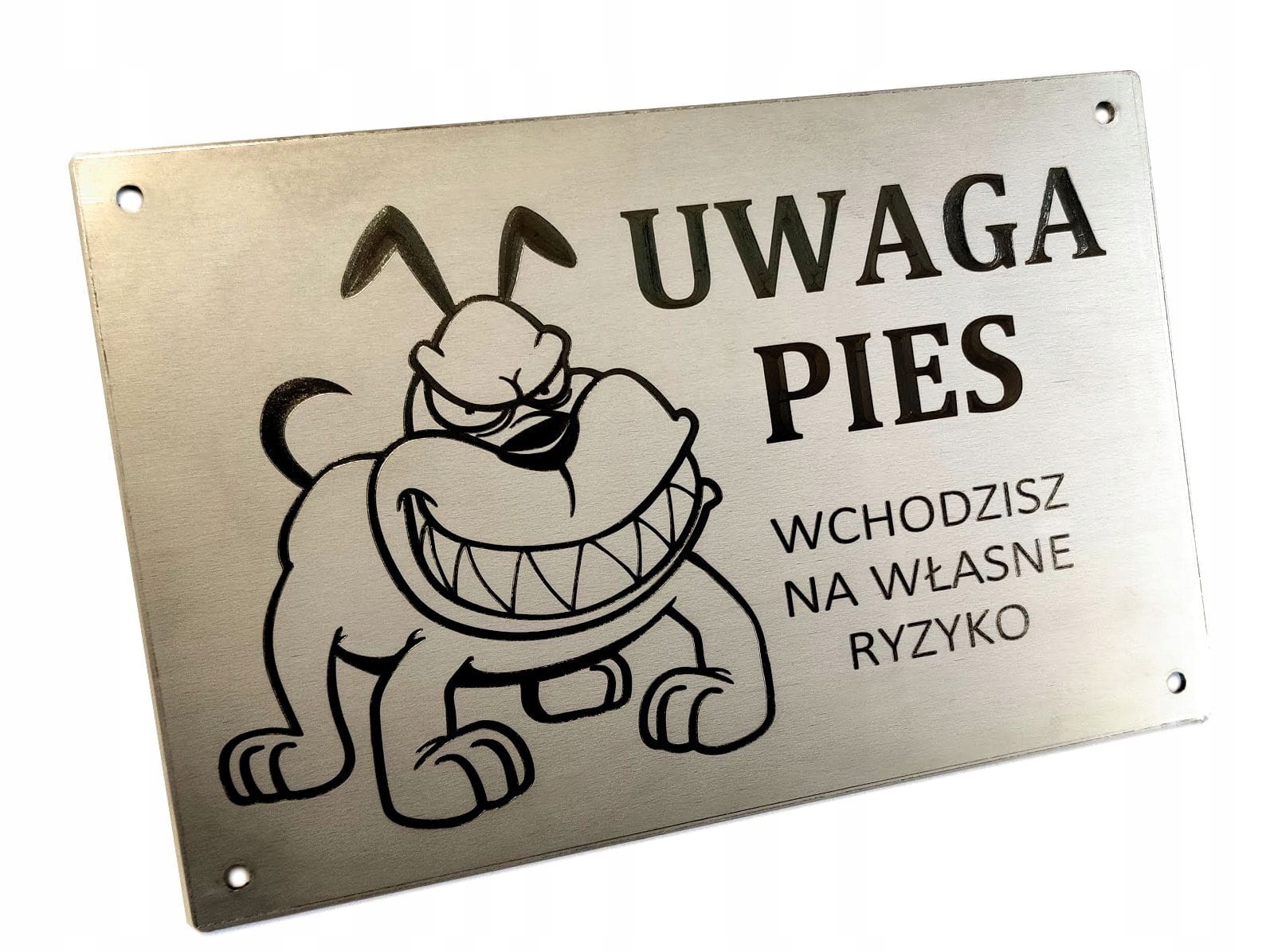 

Metalowa tabliczka Dowolny Grawer