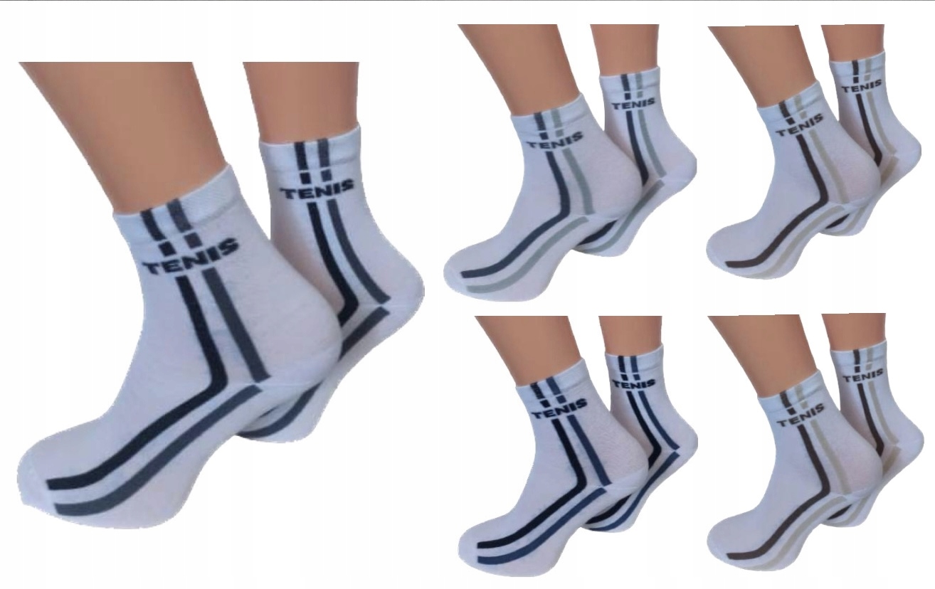 5x ponožky pánske bavlnené PREDA veľ. 35-37