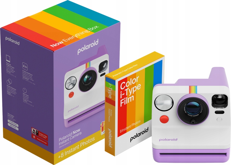 Polaroid Now Gen 3 Purple balíček s barevným filmem