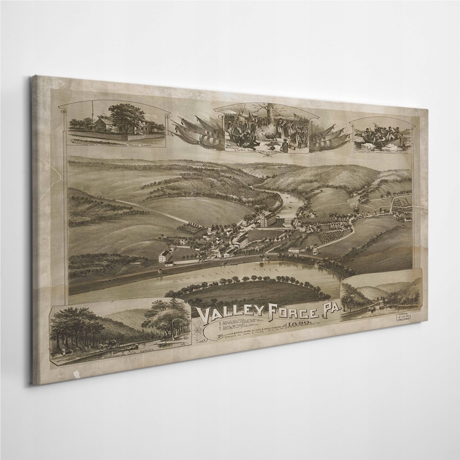 

Zdjęcie na foto-obrazie Mapa Retro Vintage 100x50