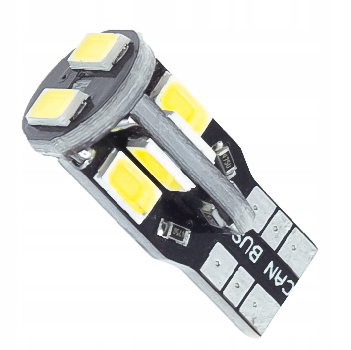 Żarówka T10 10 diod Smd Canbus Biała Zimna Led W5W 12V postojówka wnętrze